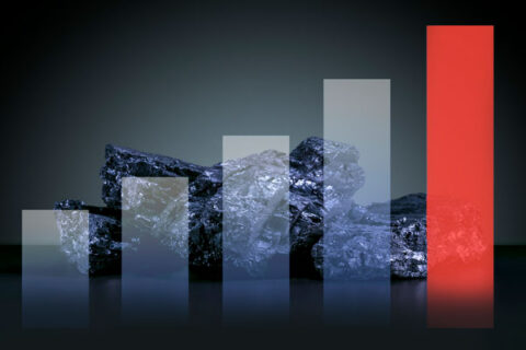 grafico con mineral y barras