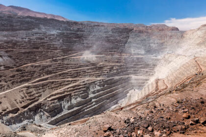 open-pit copper mine